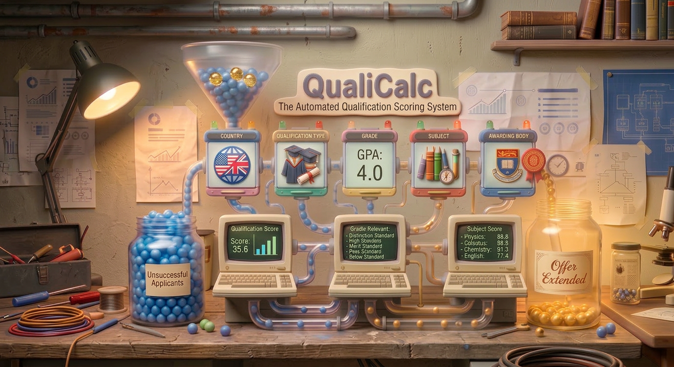 qualicalc the automated qualification scoring system crazy machine brighter